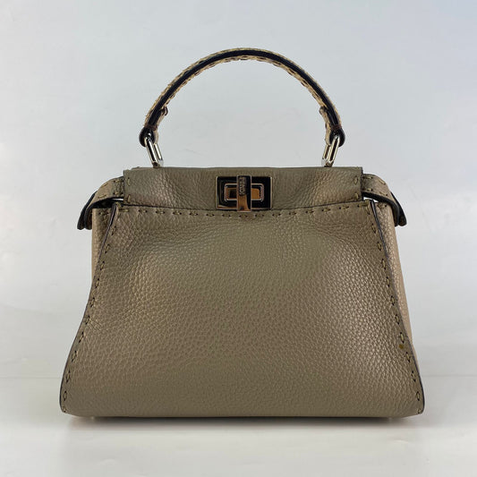 Fendi Peekaboo Mini Snake Handle