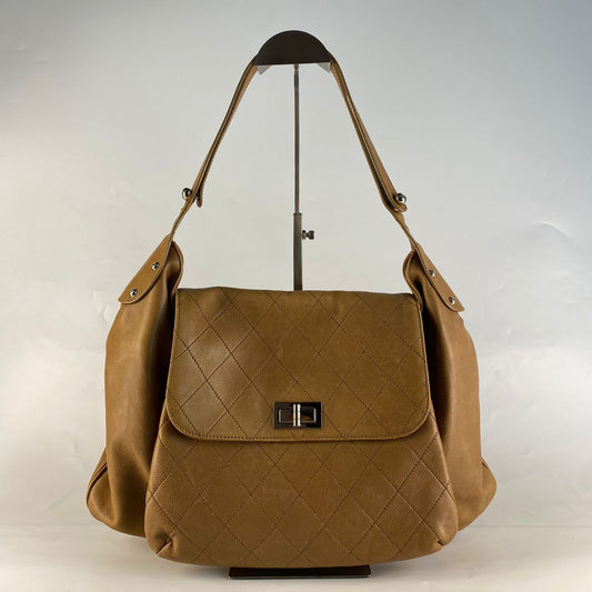 Chanel Beige 2.55 Hobo Bag