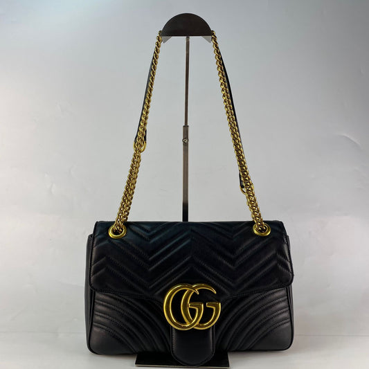 Gucci GG Marmont Shoulder Bag Black