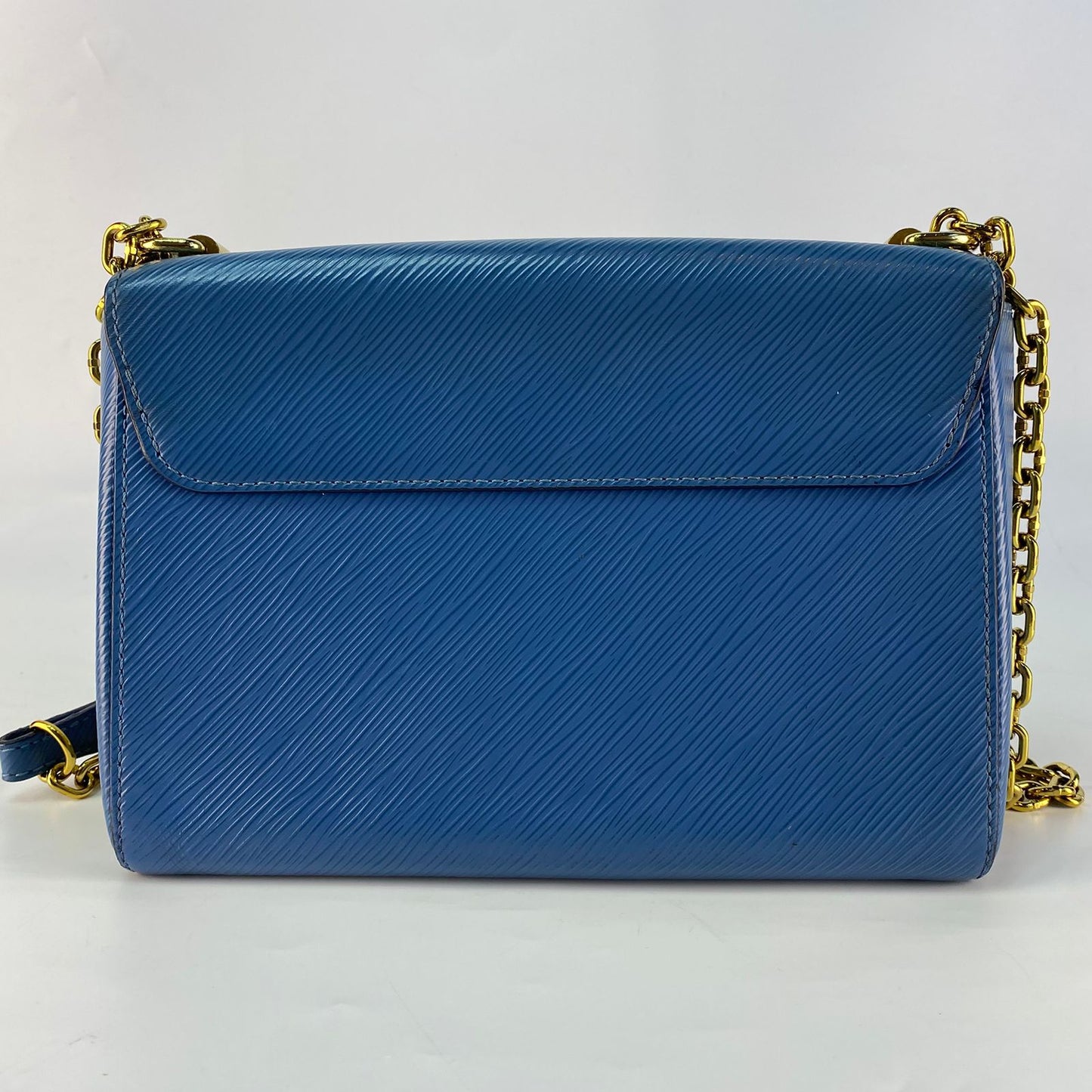 Louis Vuitton	Twist MM Handbag Blue