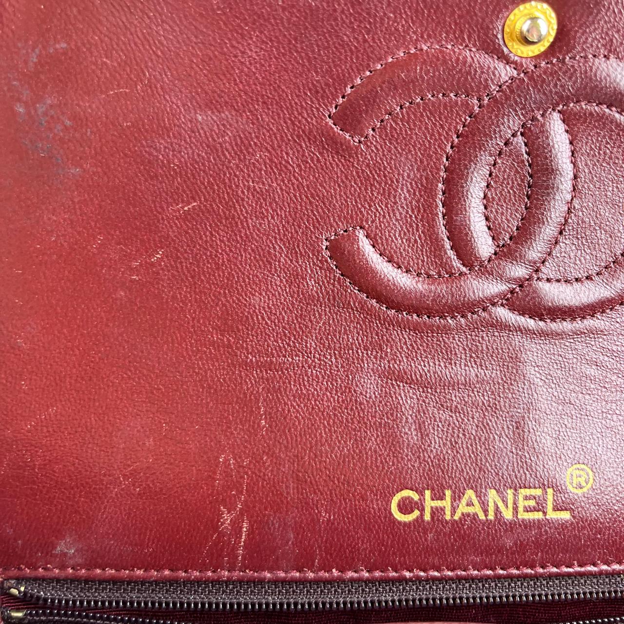 Chanel Flap Lambskin Black – 6"H x 10"L x 2.5"W