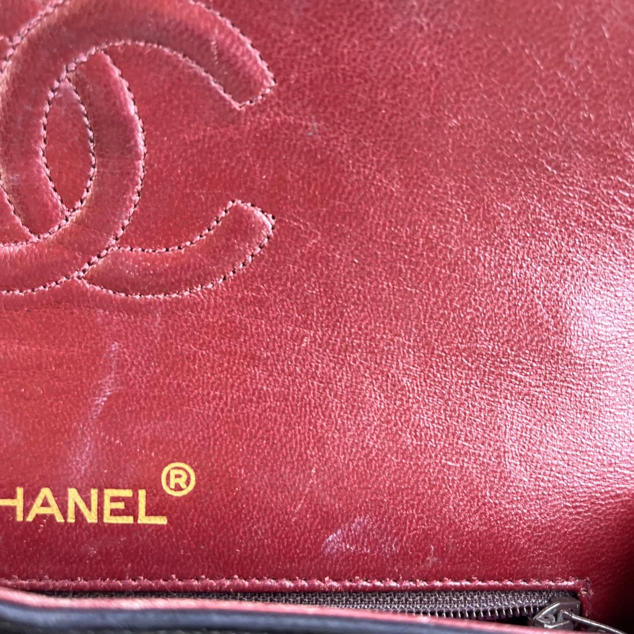Chanel Flap Lambskin Black – 6"H x 10"L x 2.5"W
