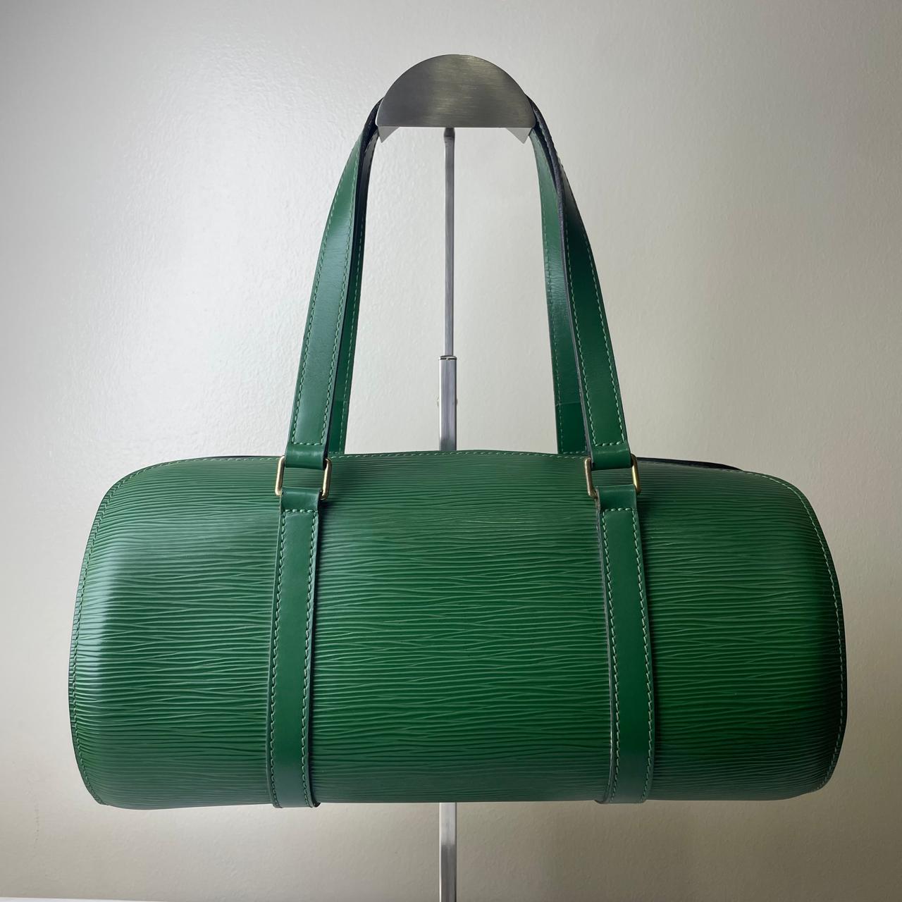 Louis Vuitton	Epi Spoufflot Hand Bag with Baby Bag And Epi Wallet - Green I Bundle