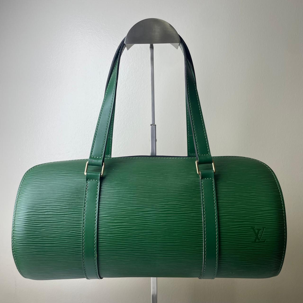 Louis Vuitton	Epi Spoufflot Hand Bag with Baby Bag And Epi Wallet - Green I Bundle