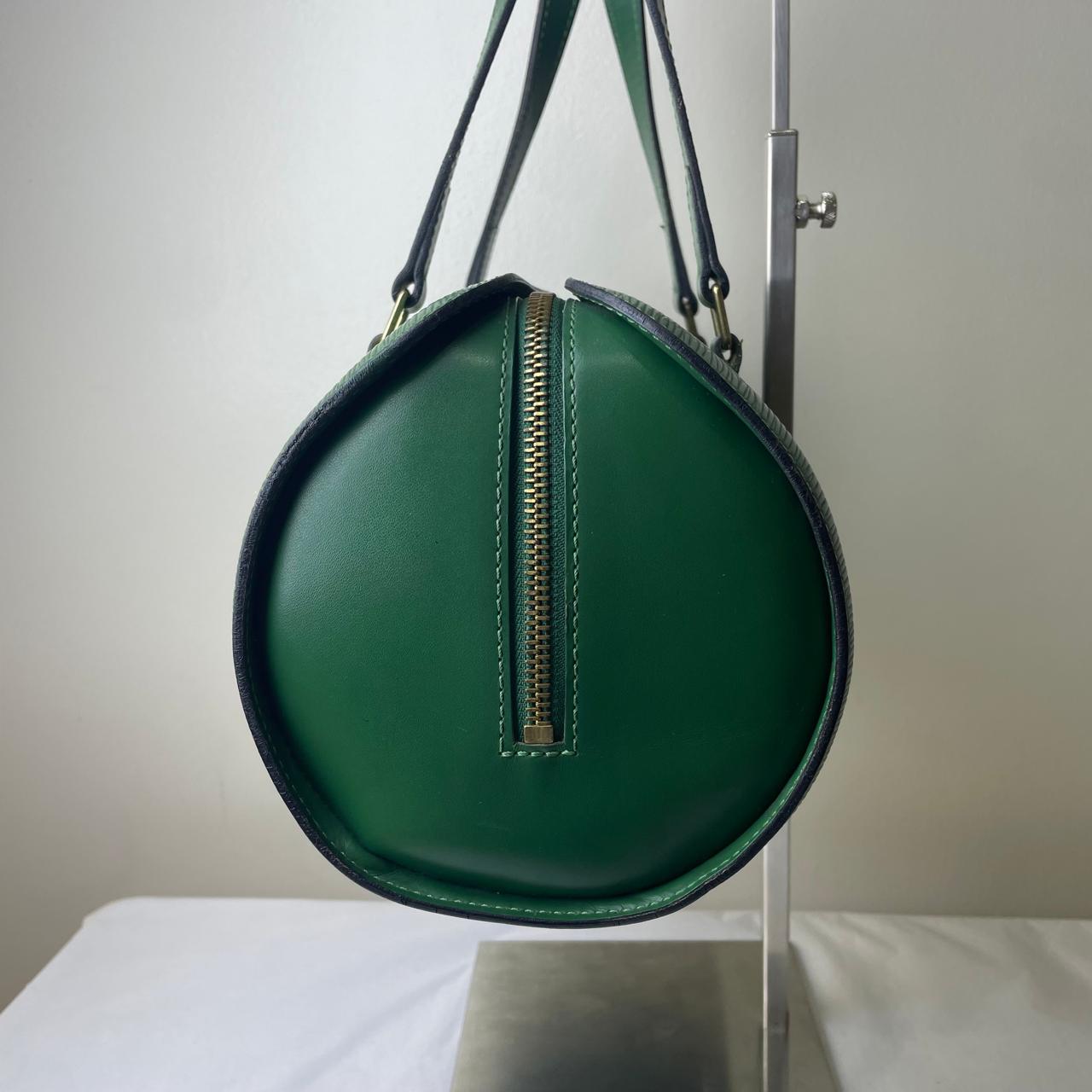 Louis Vuitton	Epi Spoufflot Hand Bag with Baby Bag And Epi Wallet - Green I Bundle
