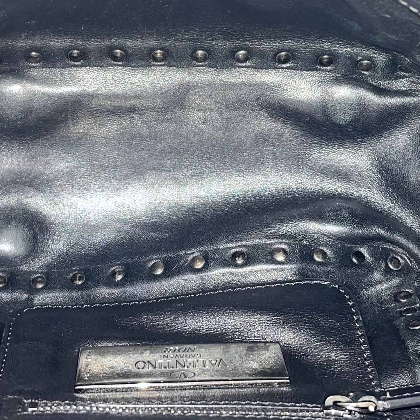 Valentino  Rockstud Mini Tote Black