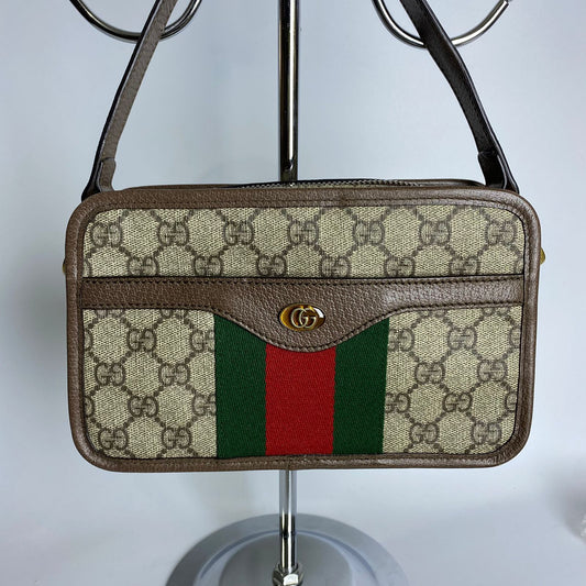 Gucci Ophidia Mini GG Supreme Shoulder Bag