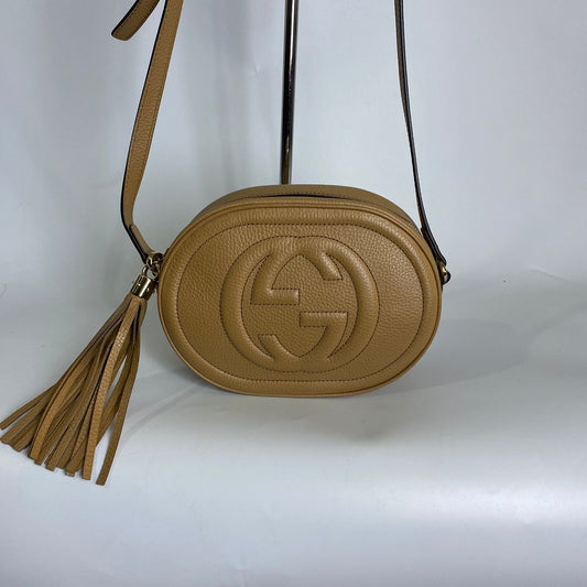 Gucci Soho Camera Bag Beige