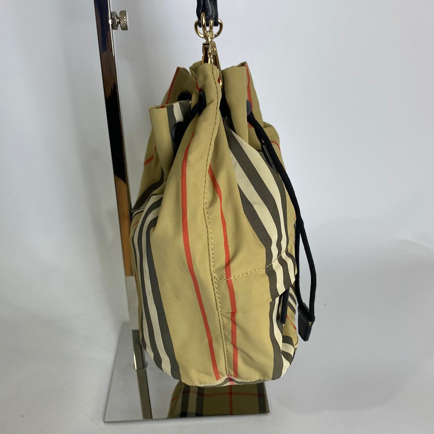 Burberry Phoebe Drawstring Nylon Check