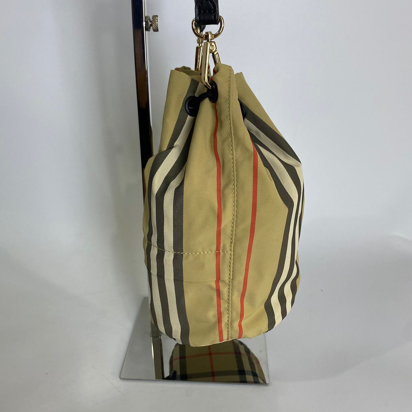 Burberry Phoebe Drawstring Nylon Check