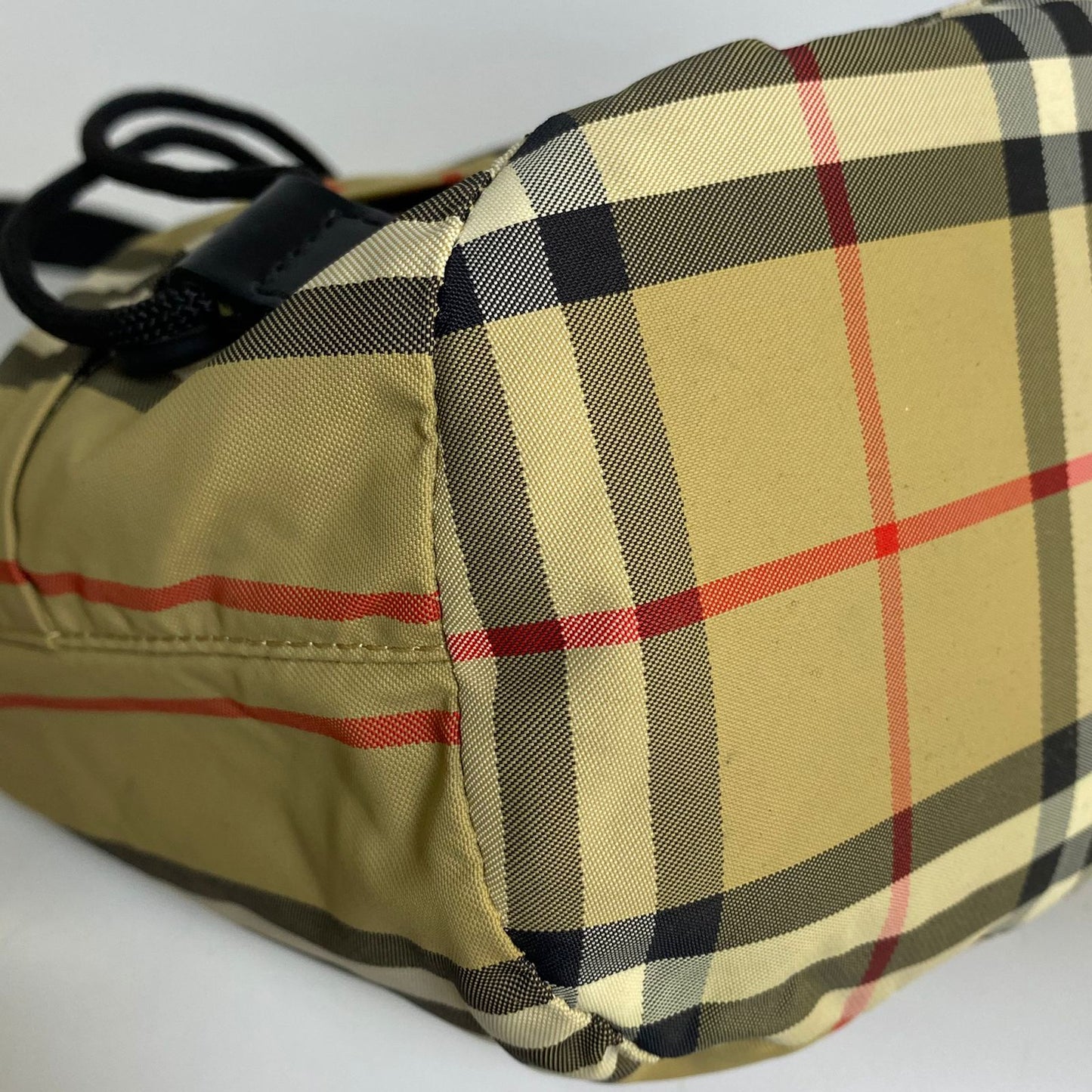 Burberry Phoebe Drawstring Nylon Check