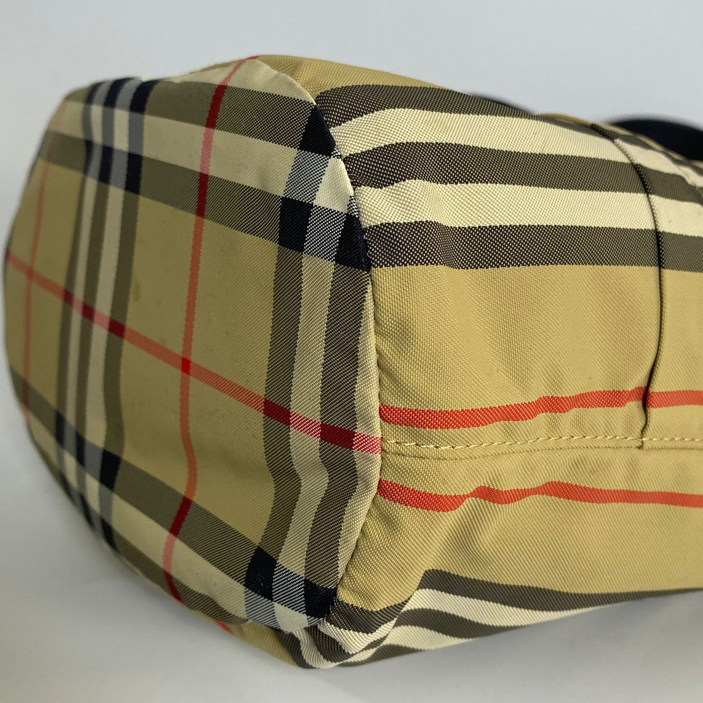 Burberry Phoebe Drawstring Nylon Check