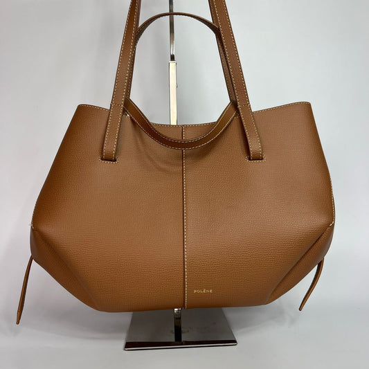 Polene Cyme Mini Tote Tan
