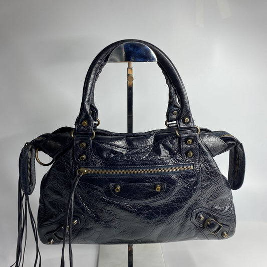 Balenciaga Town Leather Black