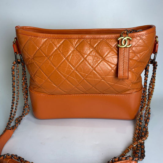 Chanel Gabrielle Hobo Bag Orange