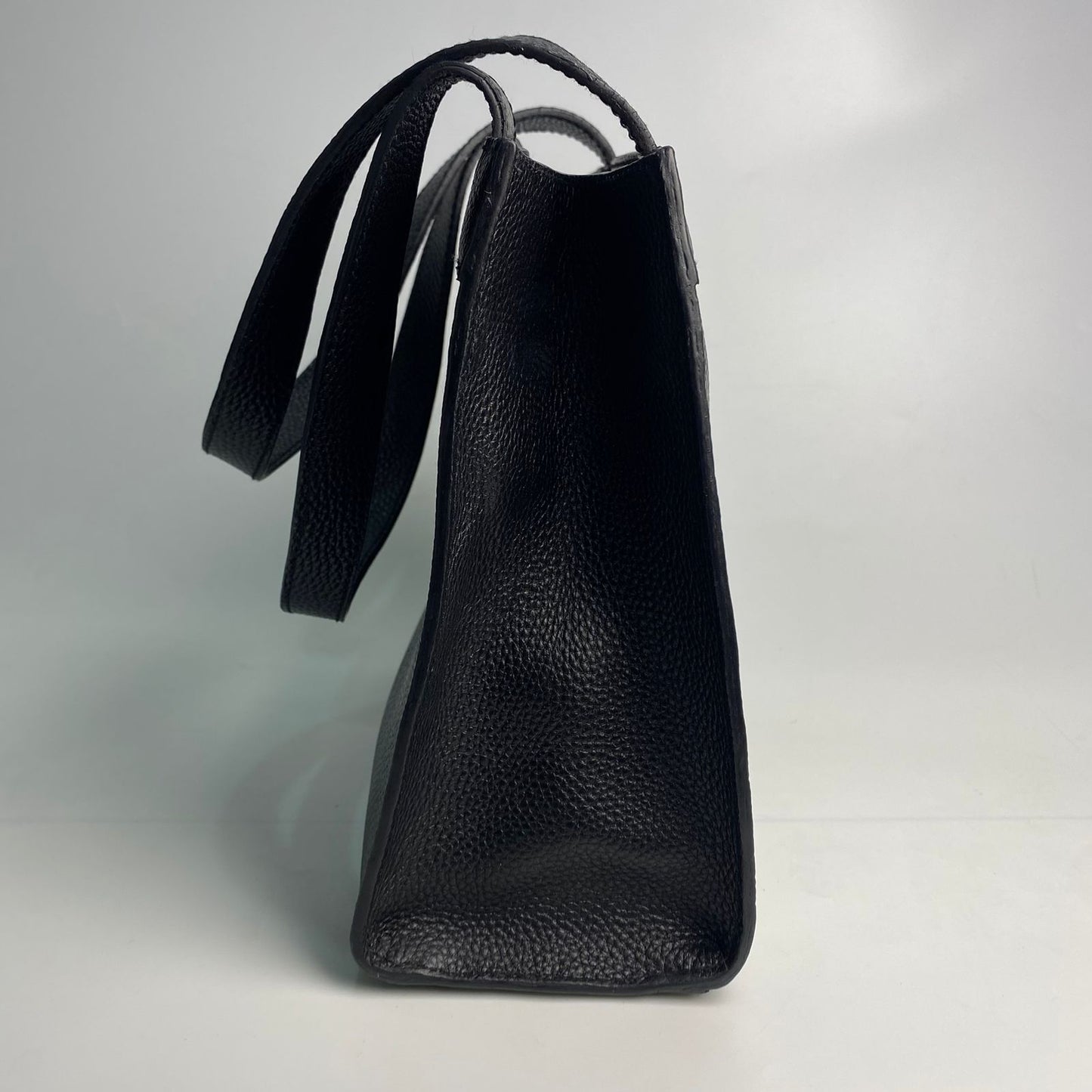 Chanel Vintage Leather Tote Black