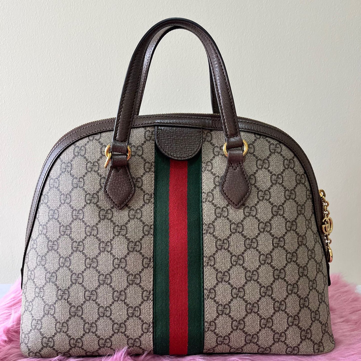 Gucci Ophidia GG Top Handle – 9"H x 11"L x 4.5"W