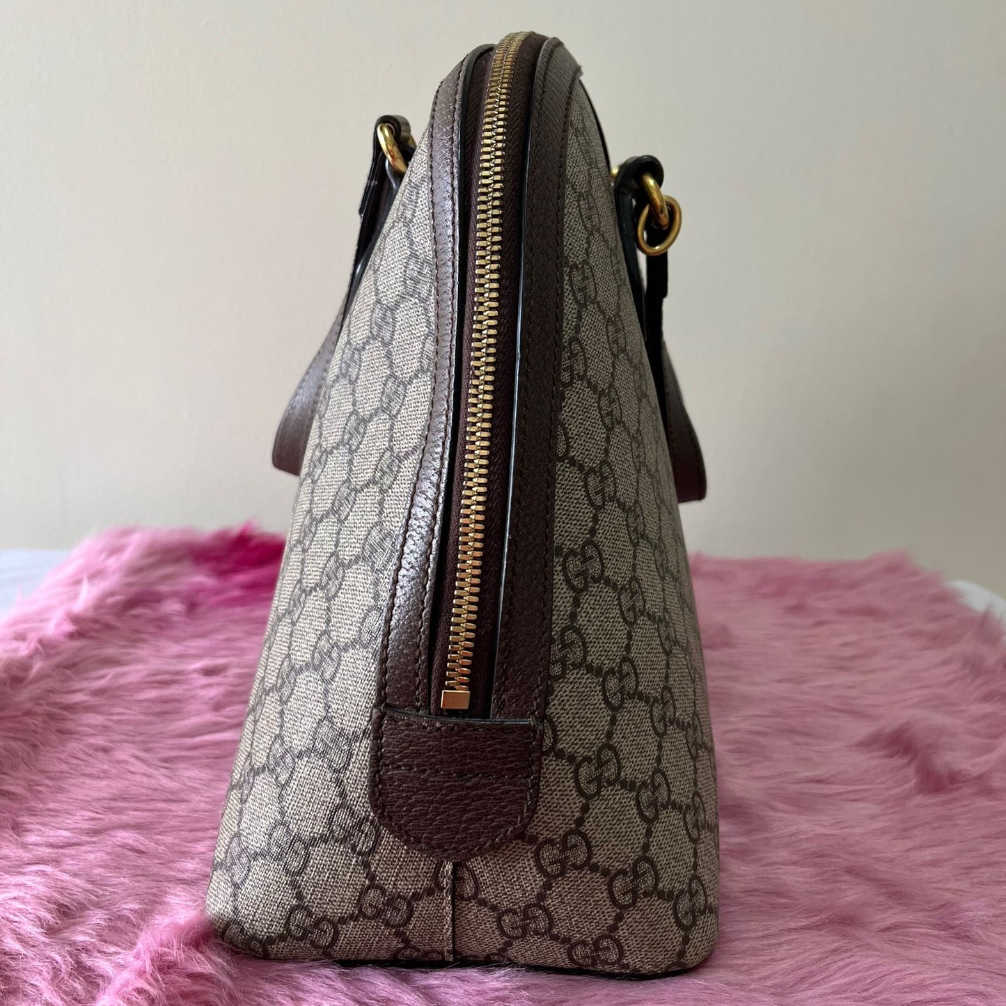 Gucci Ophidia GG Top Handle – 9"H x 11"L x 4.5"W