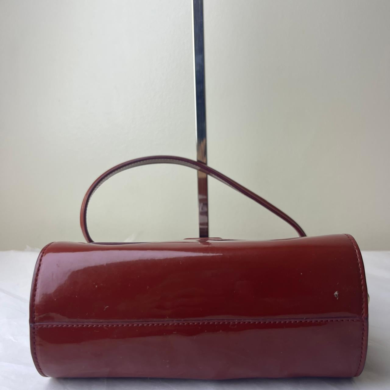 Roger Vivier I Red Patent Hand Bag