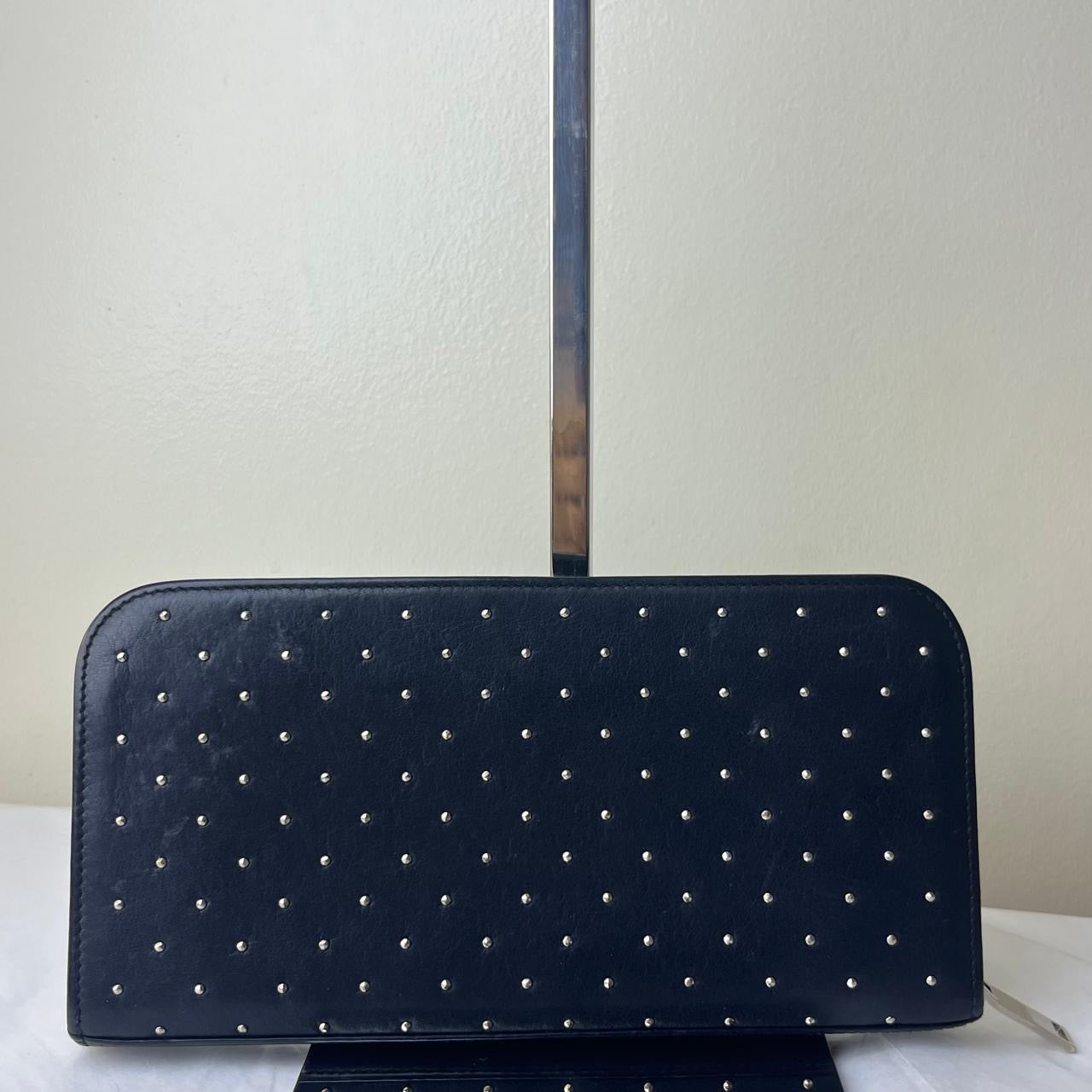 YSL  Paris Studded Zip Long Wallet