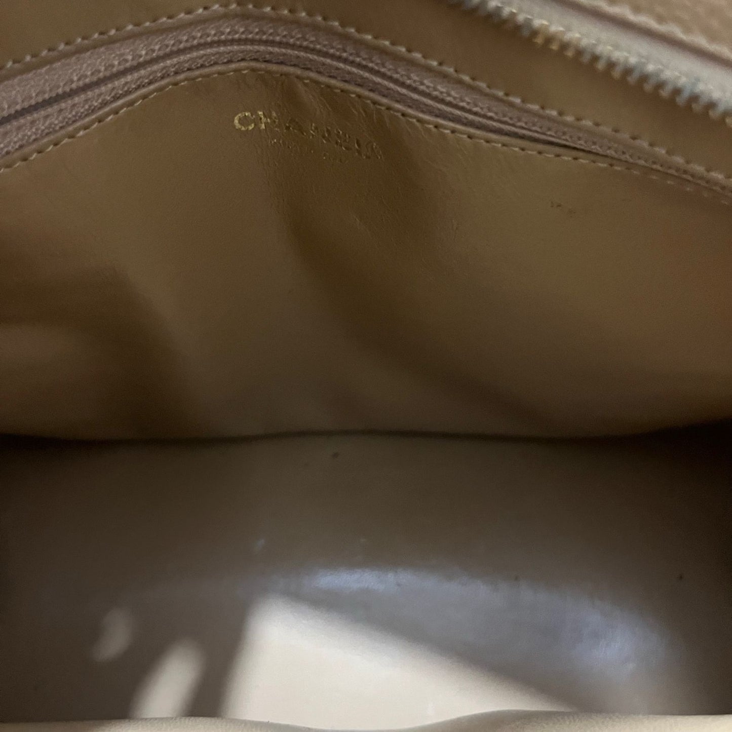 Chanel Medallion Tote Beige – 9.5"H x 12"L x 6"W
