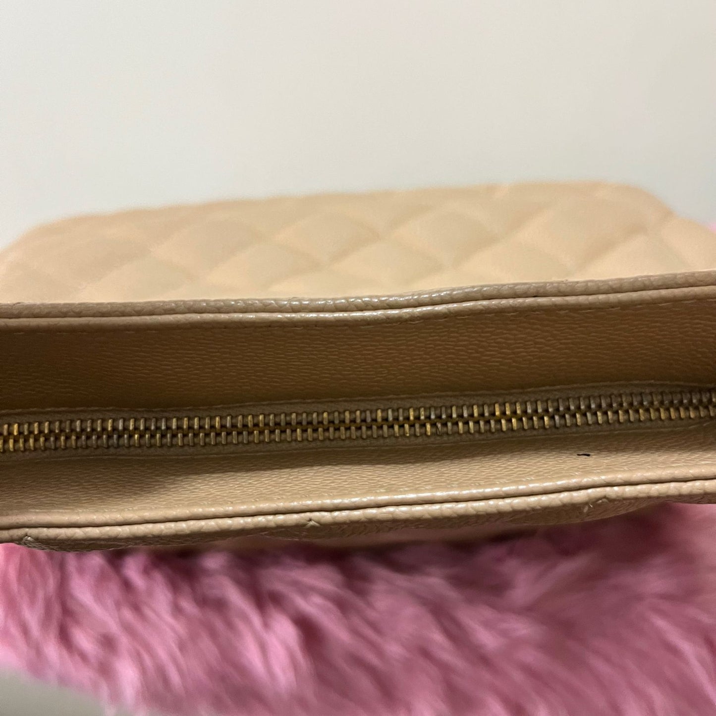 Chanel Medallion Tote Beige – 9.5"H x 12"L x 6"W