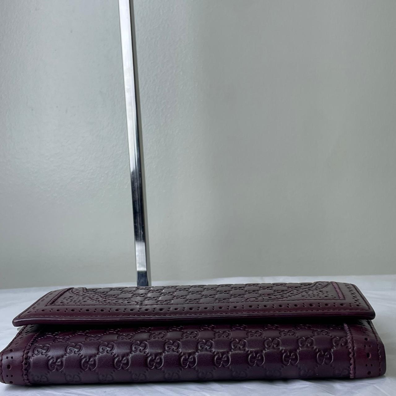 Gucci Guccissima Wallet Maroon