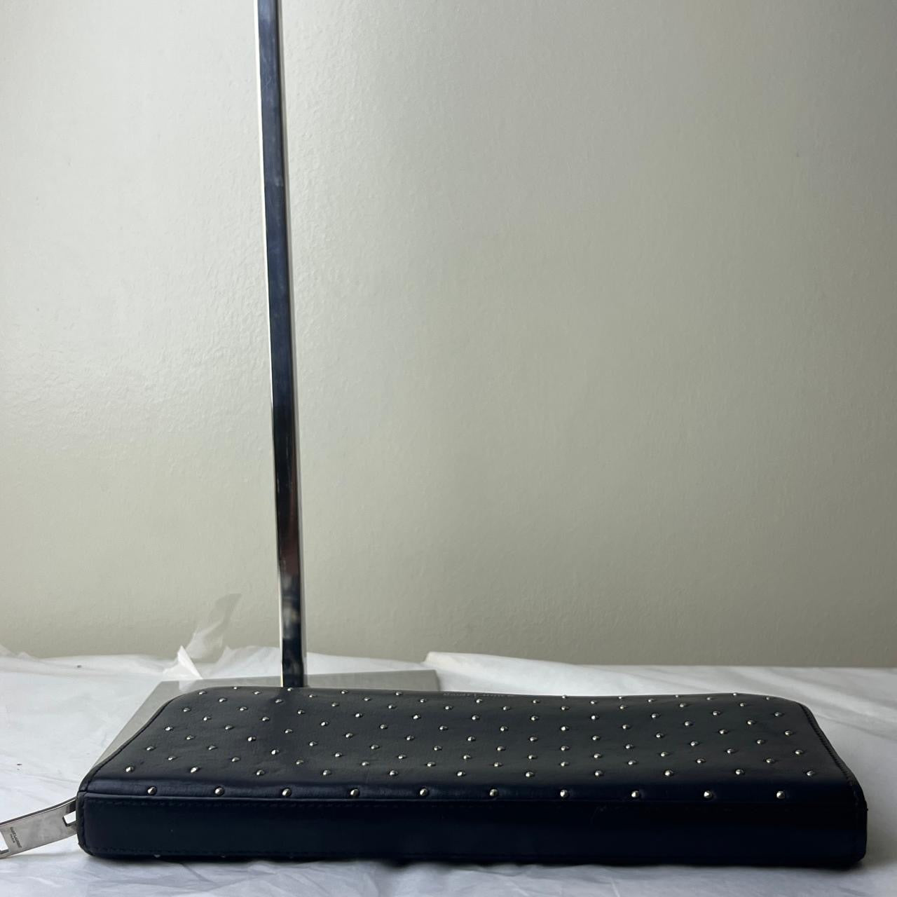 YSL  Paris Studded Zip Long Wallet