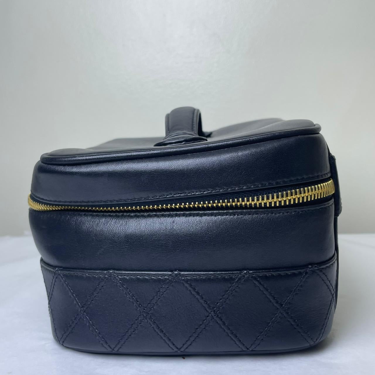 Chanel Leather Vanity Bag