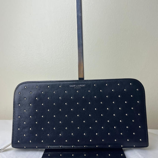YSL  Paris Studded Zip Long Wallet