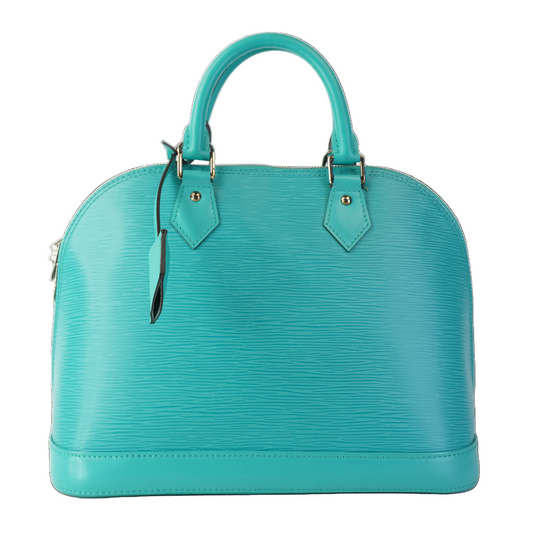 Louis Vuitton	Alma Epi Leather Turquoise