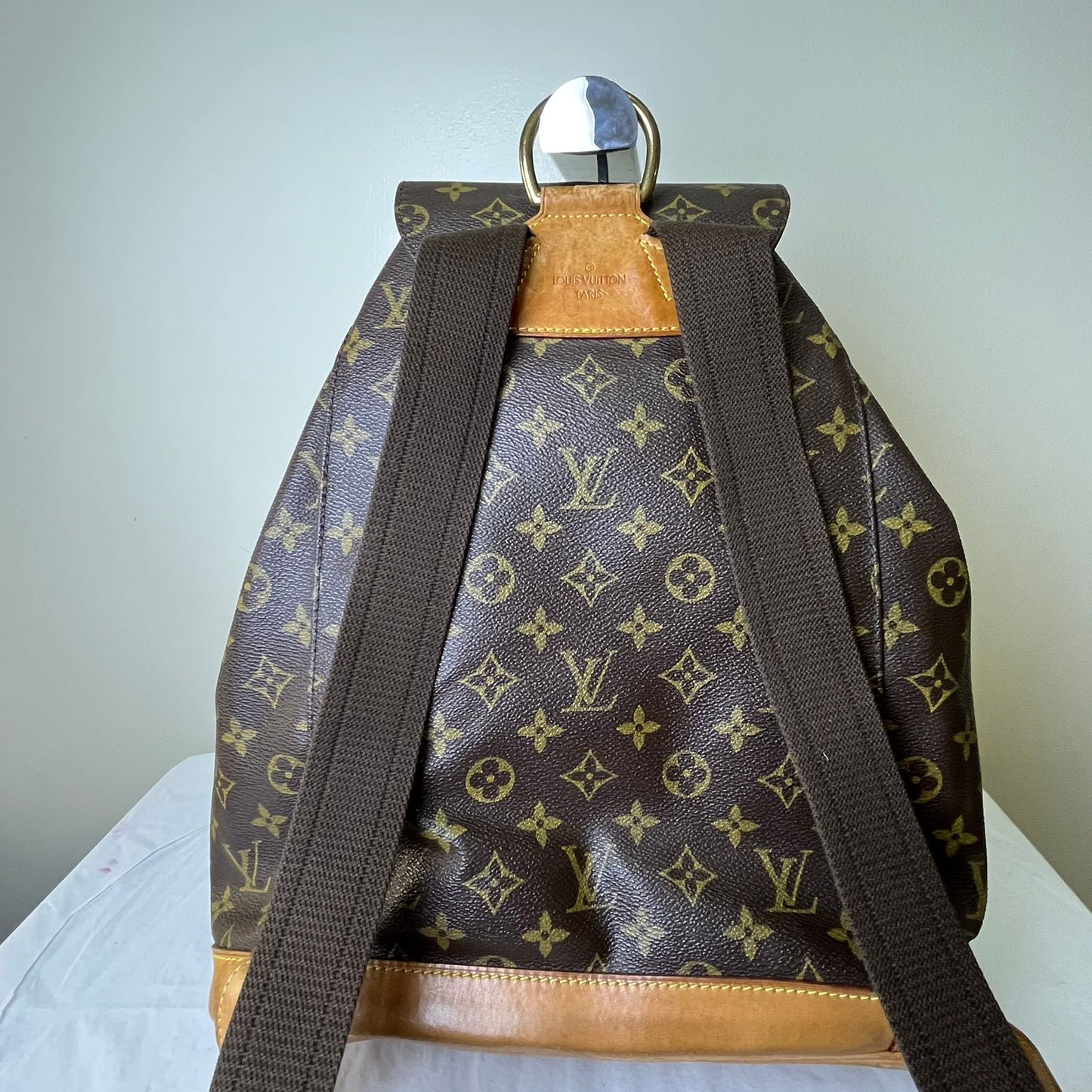 Louis Vuitton Montsouris GM Monogram Canvas – 15.0"H x 12.2"L x 5.1"W
