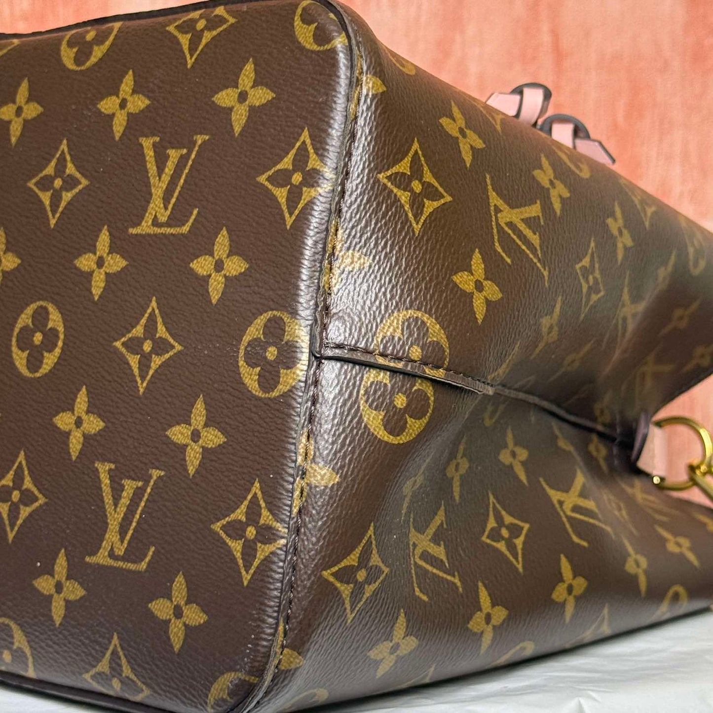 Louis Vuitton	NoeNoe MM I Monogram - Rose Poudre 10.24"L x 10.24"H x 6.89"W