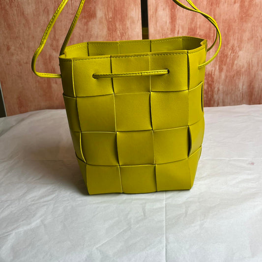 Bottega Veneta Small Cassette Bucket - Yellow