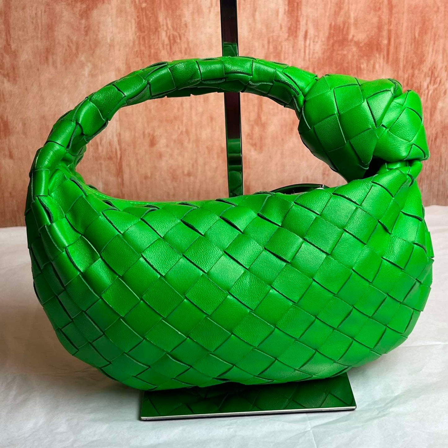 Bottega Veneta Mini Jodie - Green 8.27"H x 14.17"W x 5.12"D