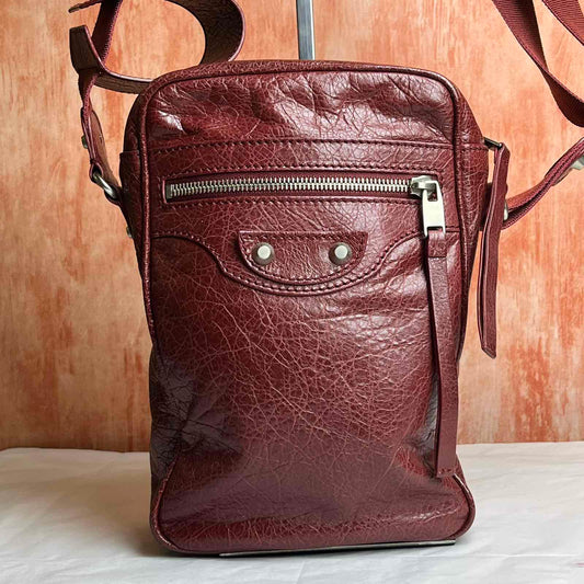 Balenciaga Custody Bag - Red 7.5"H x 11.8"W x 3.9"D