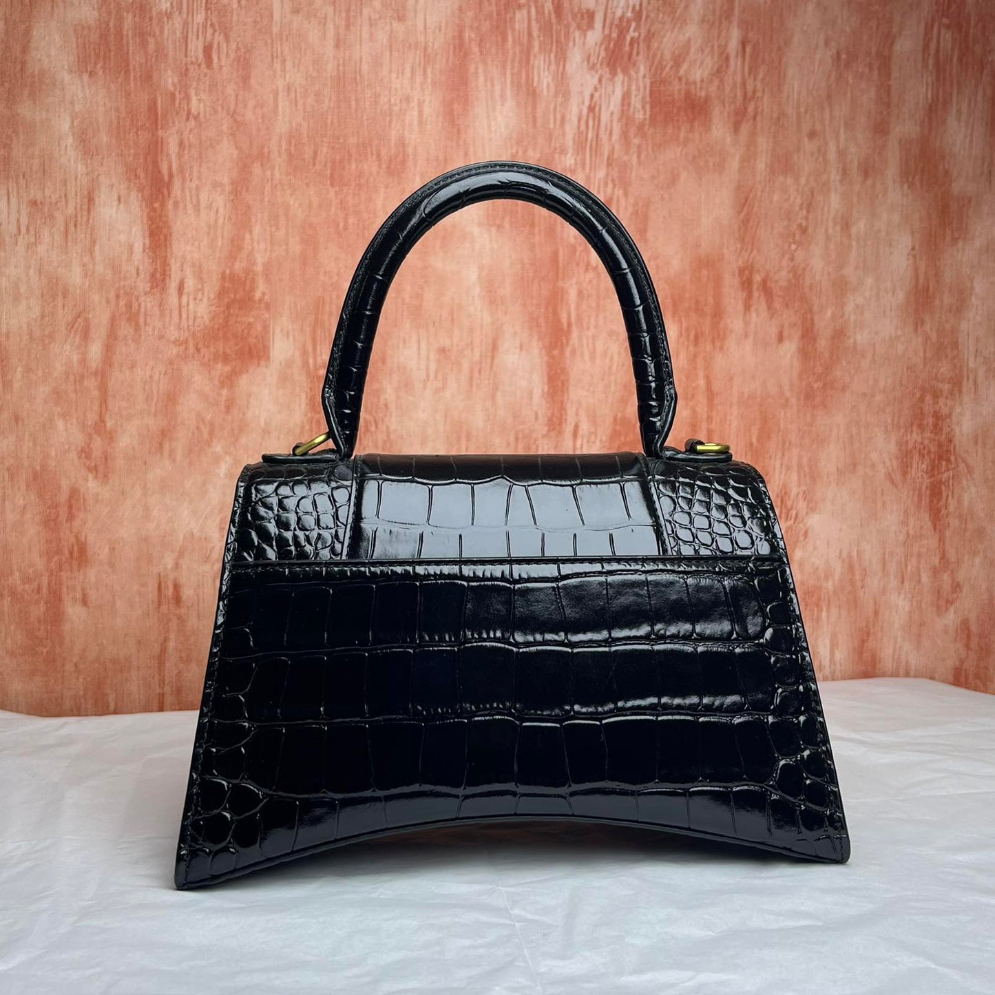 Balenciaga Hourglass - Black 5.5"H x 7.5"L x 3"W