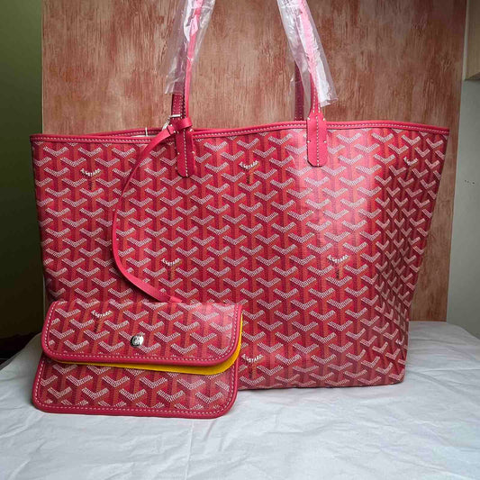 Goyard Saint Louis PM Limited Edition Le Jardin 11"H x 13.5"L x 5.5"W