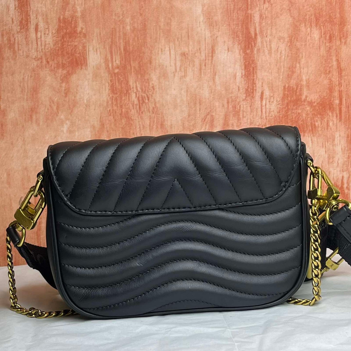 Louis Vuitton Multipochette New Wave Black – 5.1"H x 7.9"L x 1.6"W