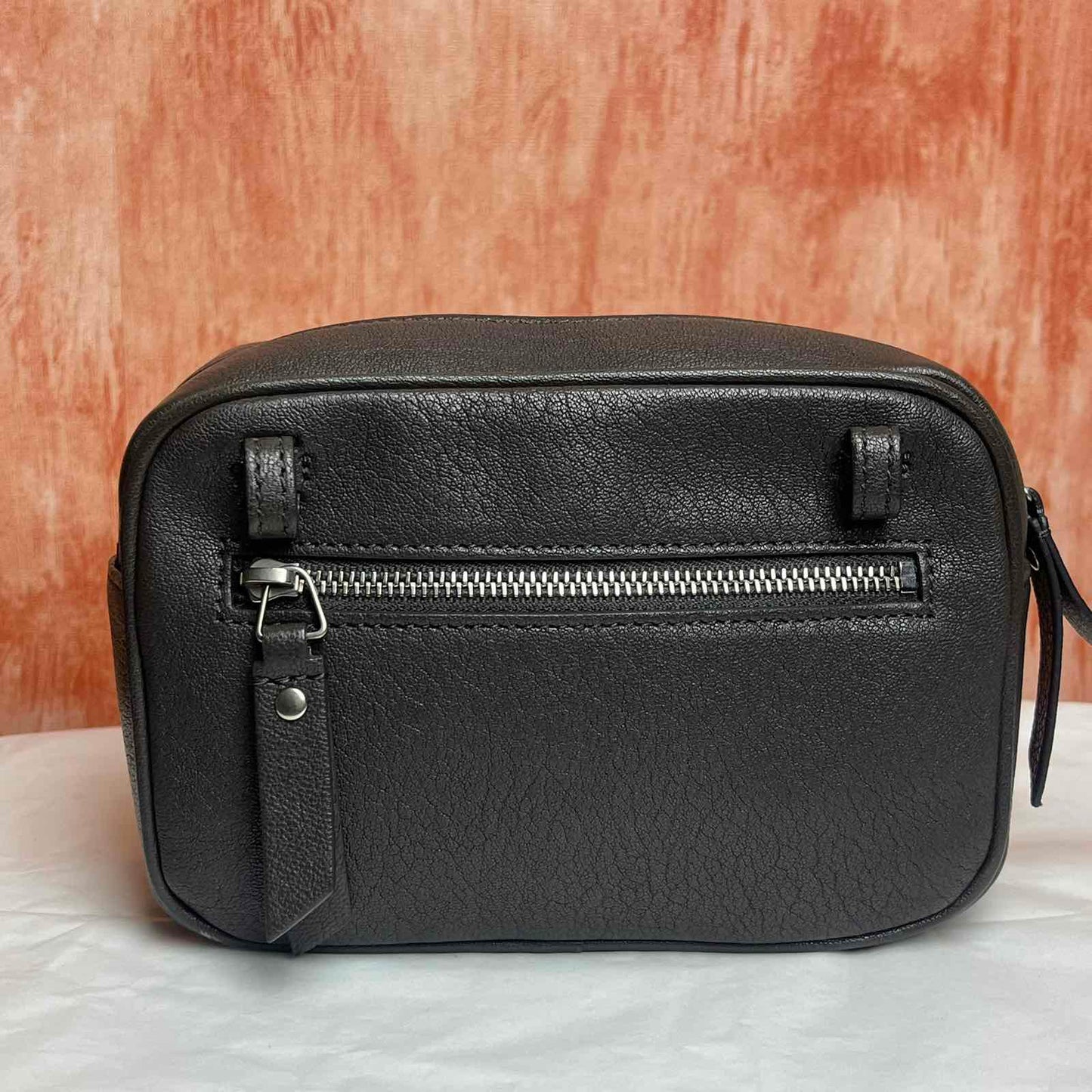 YSL Camera Bag Gray – 6.6"H x 9"L x 2.3"W