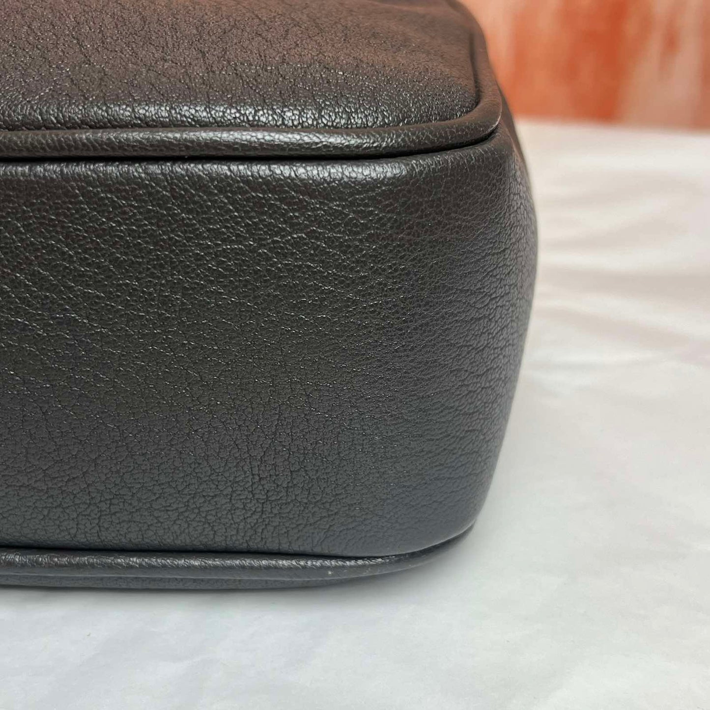YSL Camera Bag Gray – 6.6"H x 9"L x 2.3"W