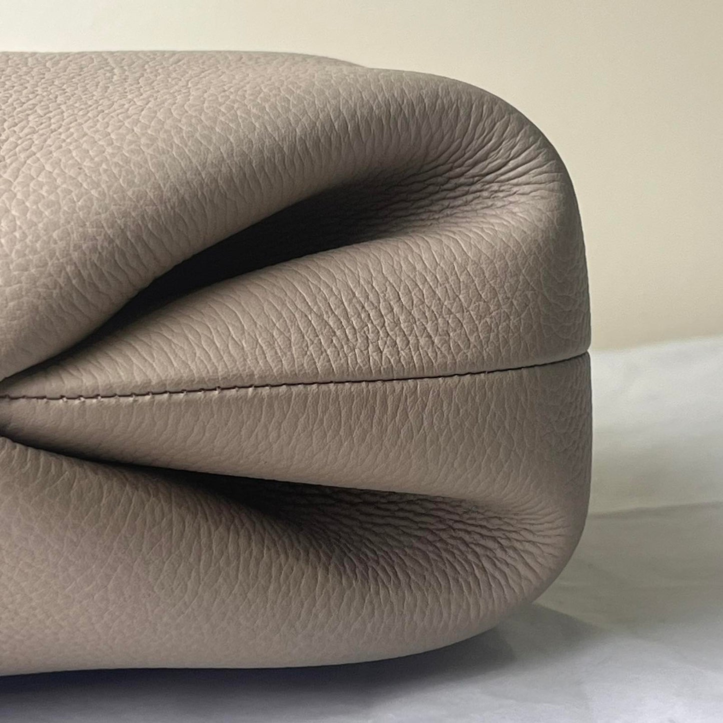 Polène Béri Taupe – 7.9"H x 9.8"L x 4.7"W