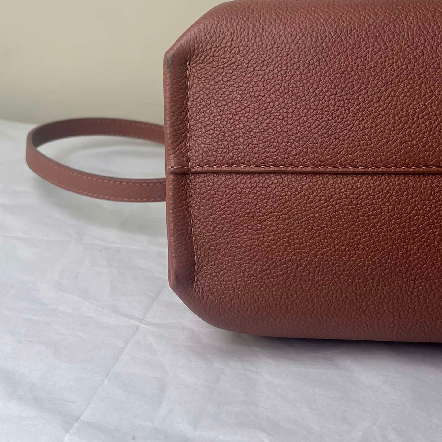 Polène Mini Neuf Blush – 6.7"H x 9.4"L x 4.3"W
