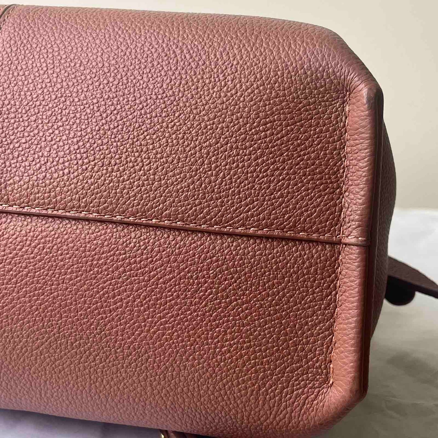 Polène Mini Neuf Blush – 6.7"H x 9.4"L x 4.3"W