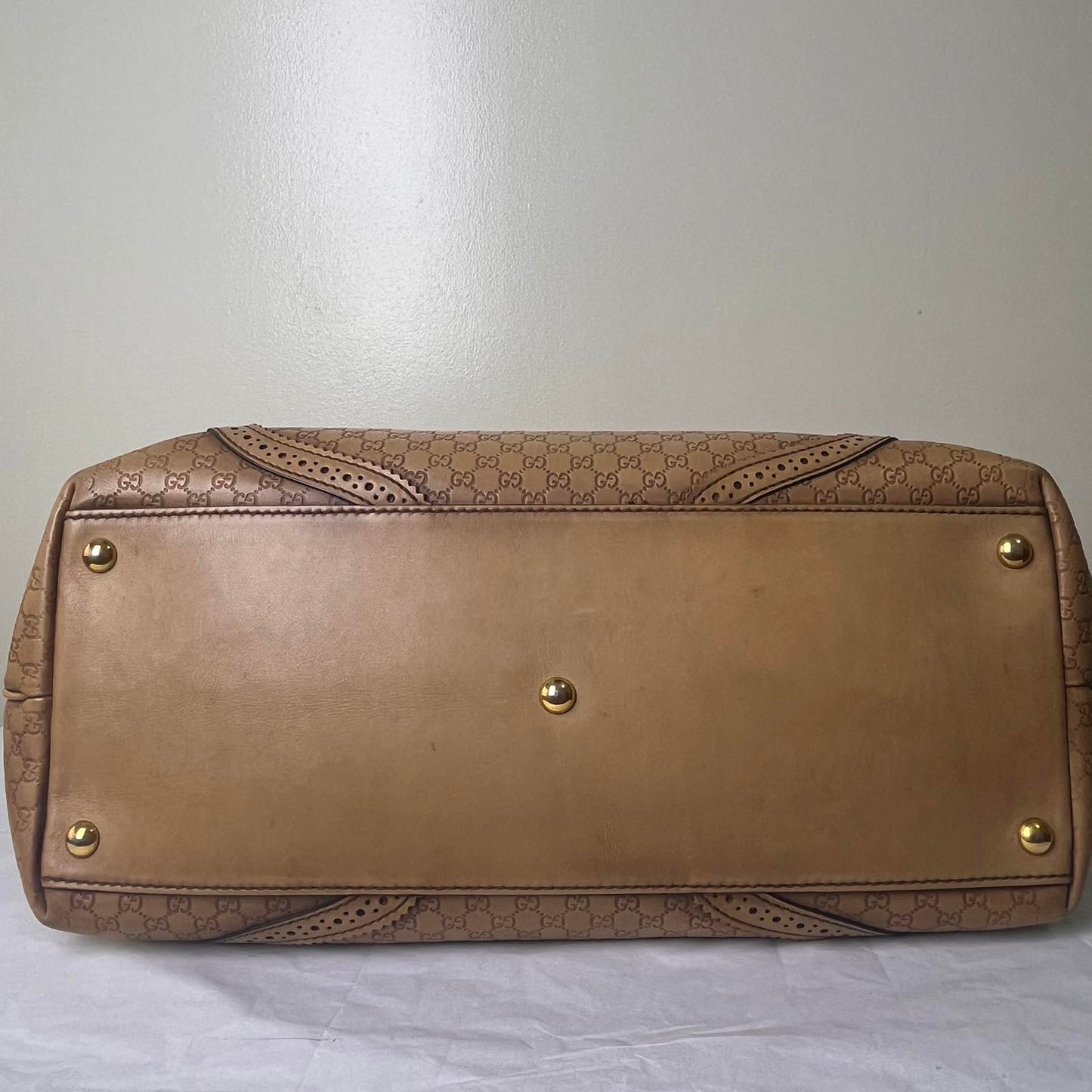Gucci Microguccissima Tote Brown – 9.8"H x 13"L x 5.5"W
