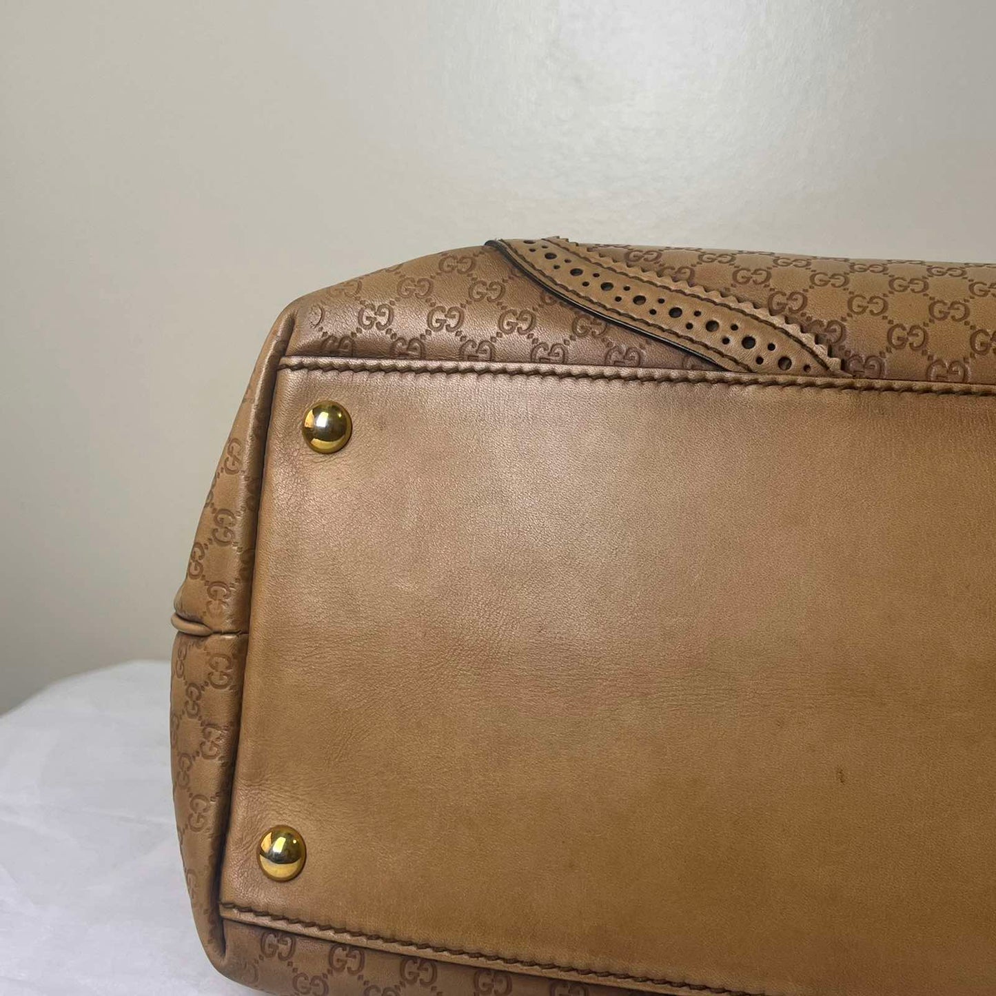 Gucci Microguccissima Tote Brown – 9.8"H x 13"L x 5.5"W