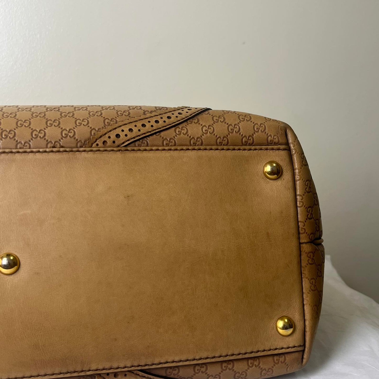 Gucci Microguccissima Tote Brown – 9.8"H x 13"L x 5.5"W
