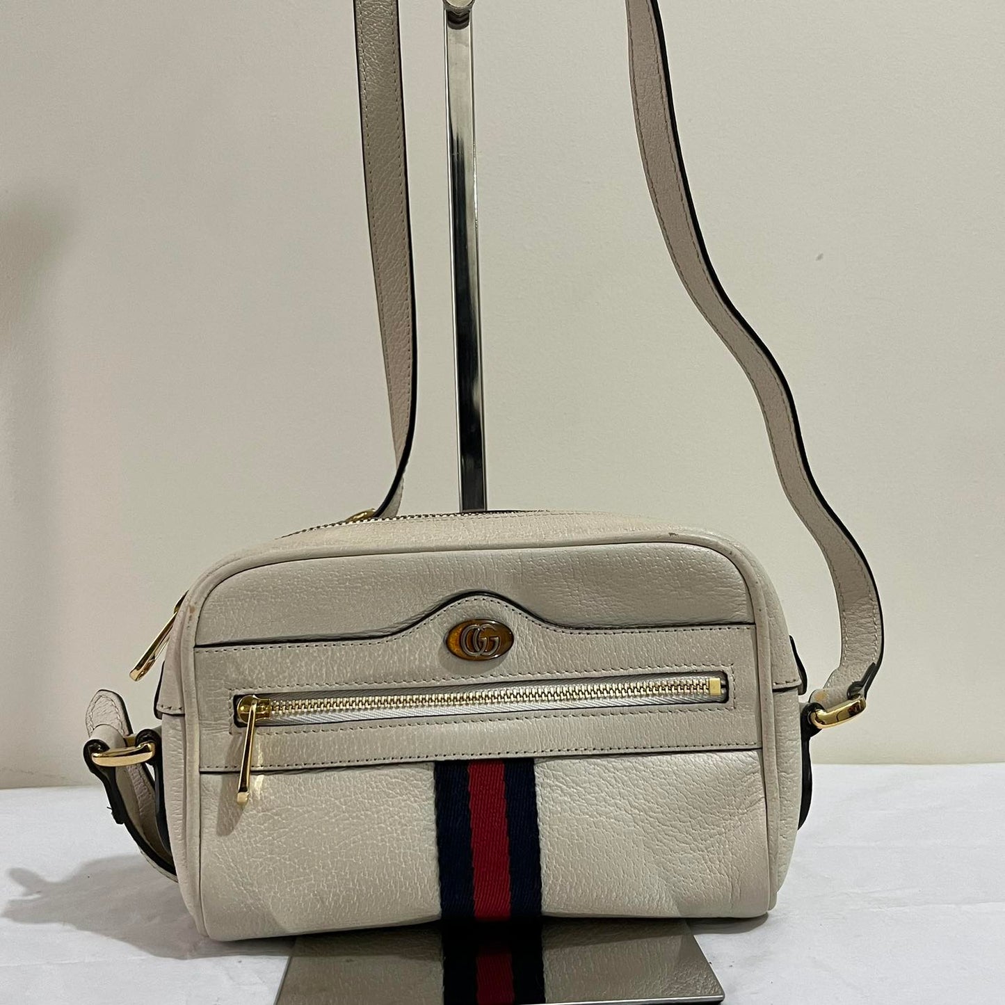 Dior Bobby East-West Bag White – 5"H x 9.5"L x 2.5"W