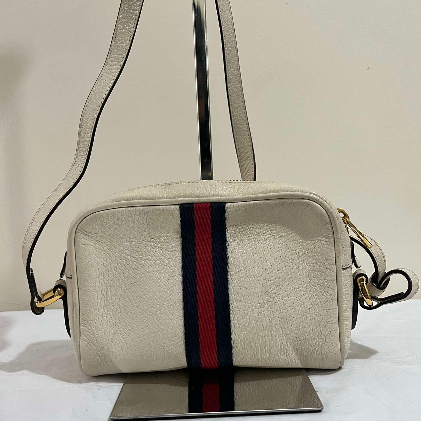 Dior Bobby East-West Bag White – 5"H x 9.5"L x 2.5"W