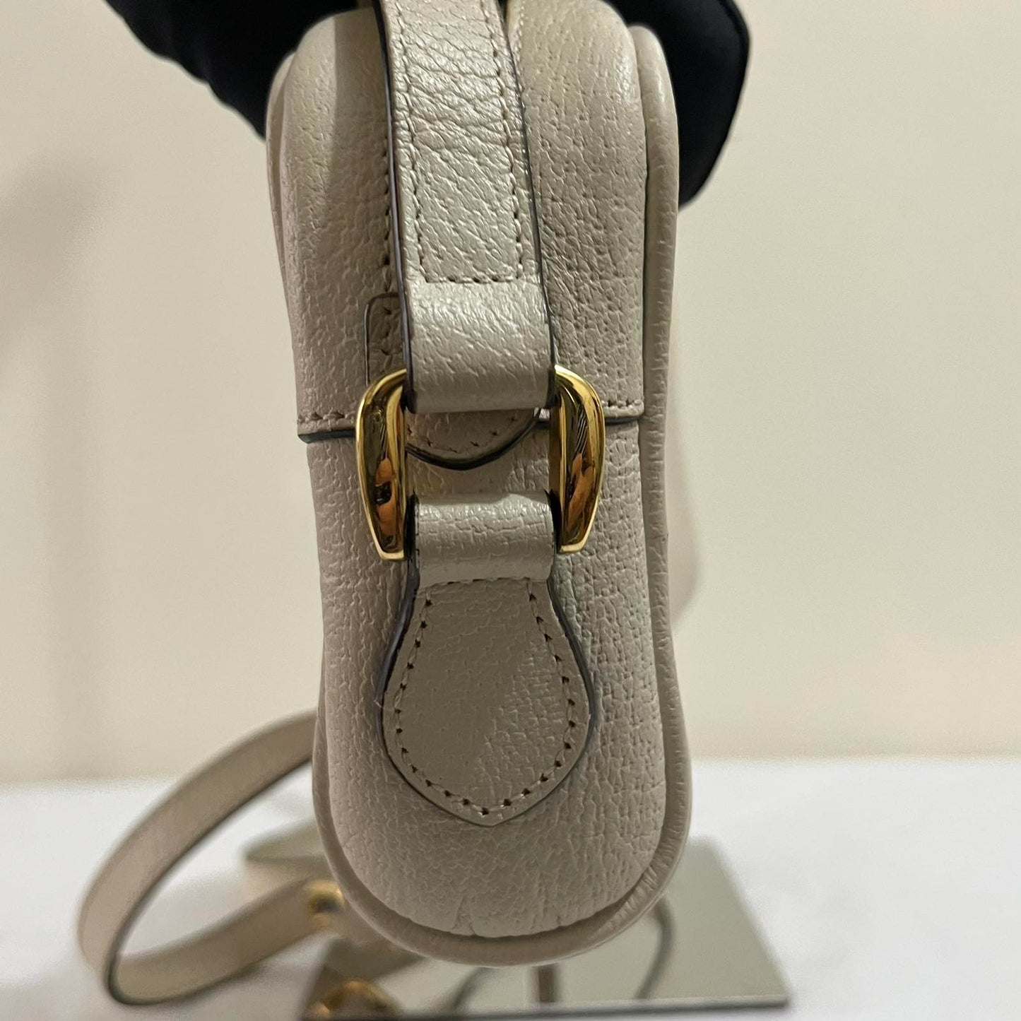 Dior Bobby East-West Bag White – 5"H x 9.5"L x 2.5"W